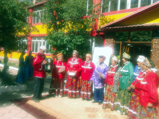 We organized the Kyrgyz ethnic festival and we often organize various activities.